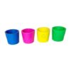 Godetes de hule de colores