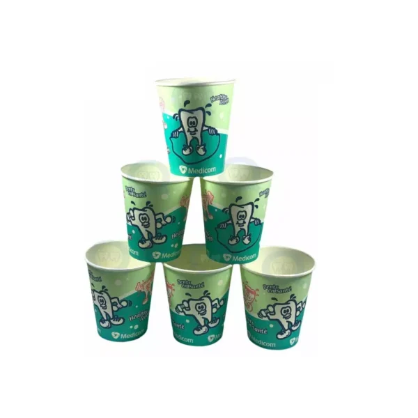 Vasos Biodegradables Medicom 50 Piezas