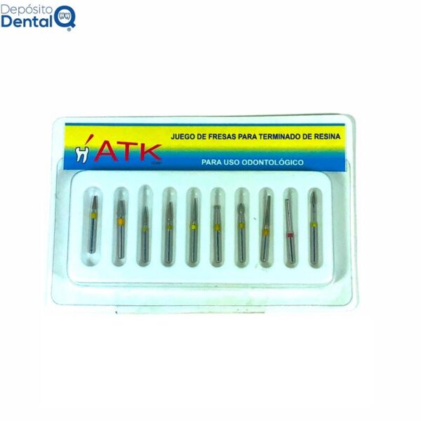 Kit de Fresas para terminado de Resinas ATK