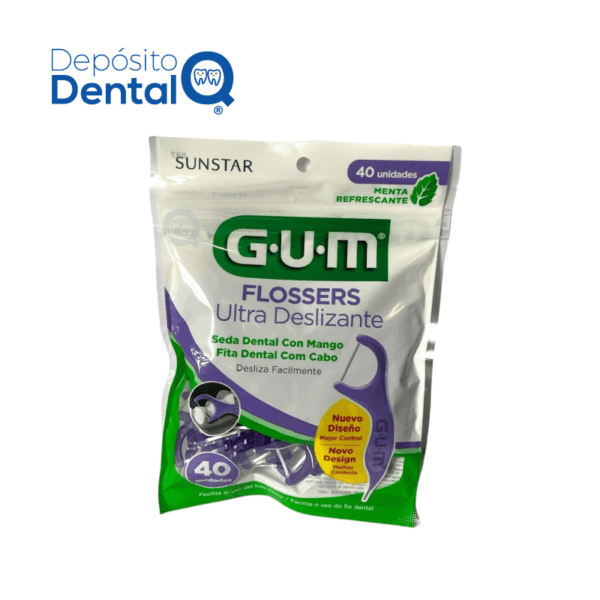 Flossers Ultra Deslizante 40 Piezas Gum