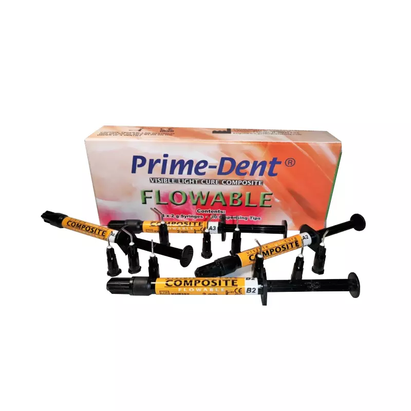 Kit de Resinas Fluidas 4 x 2 gr Prime Dental