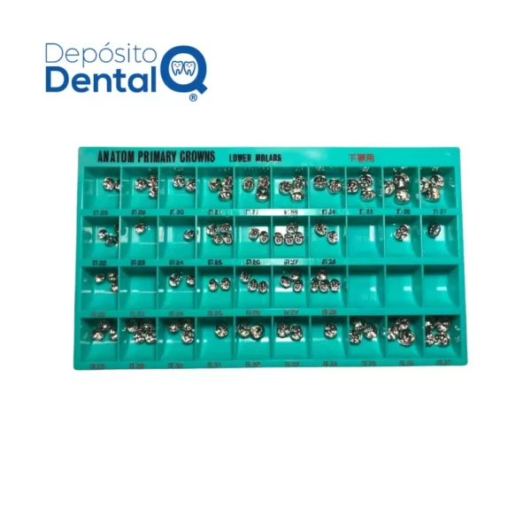 Corona Temporal Preformadas Acero Molares Inferiores Dentsply