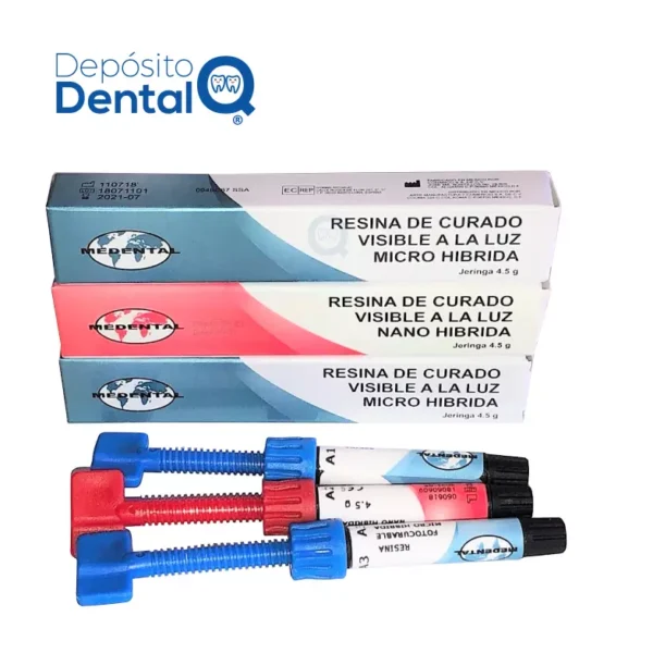 Kit de 3 Resinas Híbridas Medental