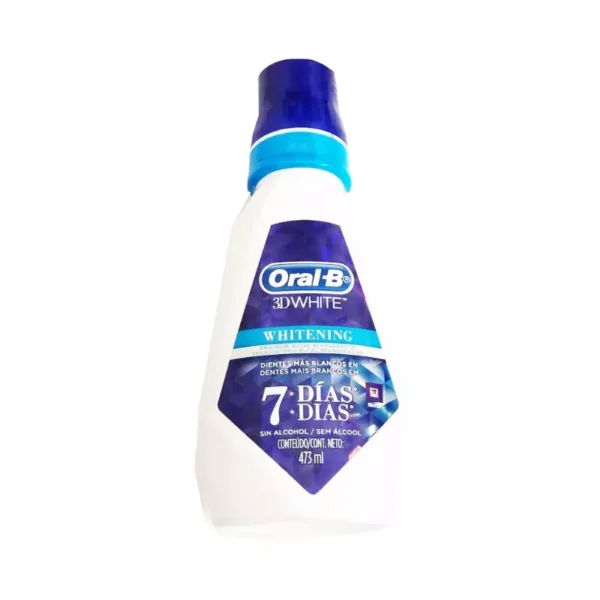 Enjuague Bucal Blanqueador 3D White Oral B