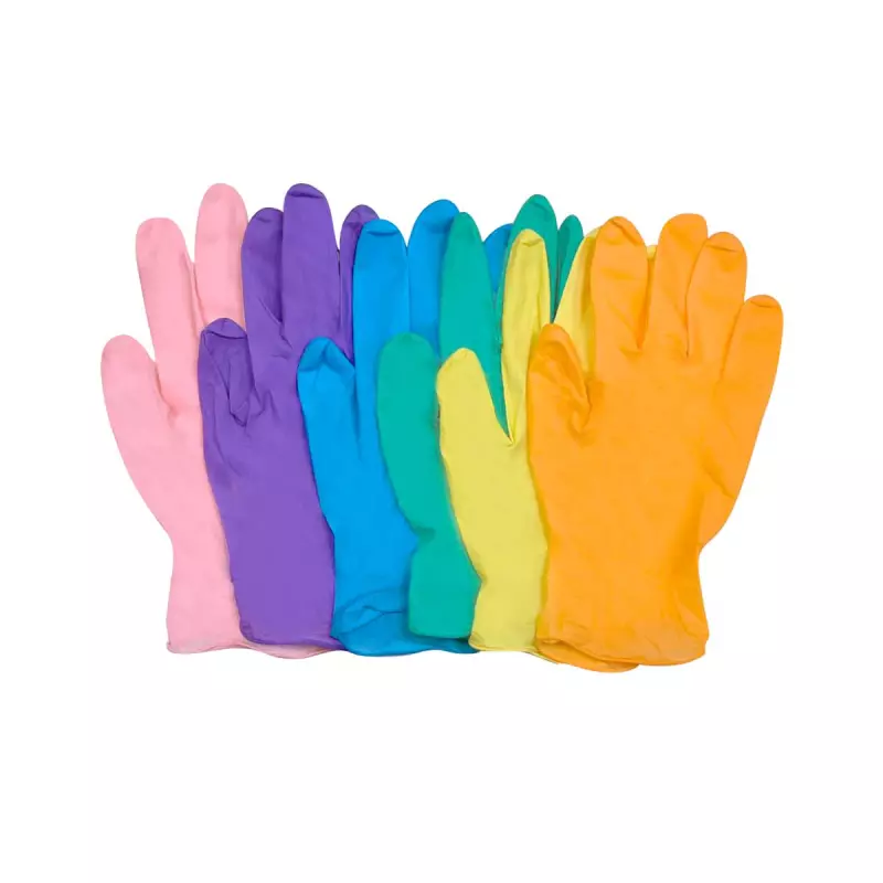 Guantes grandes de colores manos -  – Vickylandia