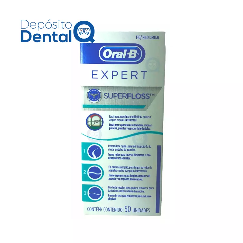 Posibilidades Abandonado Sitio de Previs Hilo Superfloss Oral B -