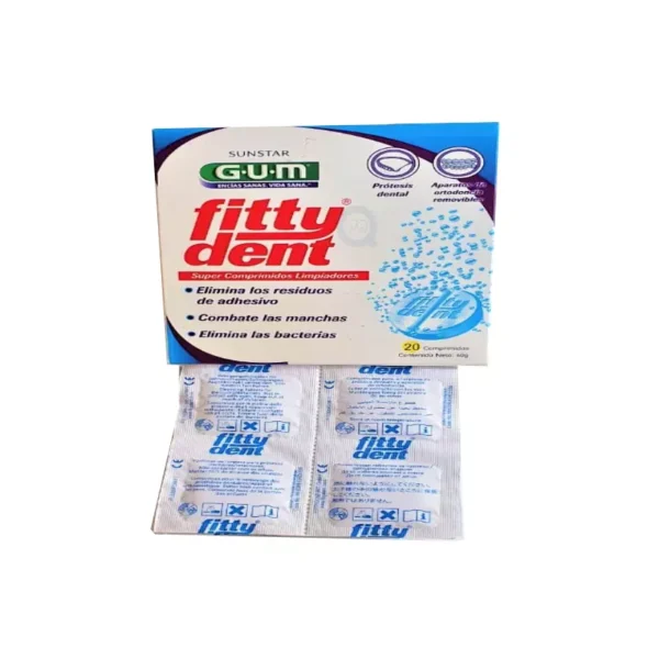 Limpiadores para prótesis Fitty Dent Gum