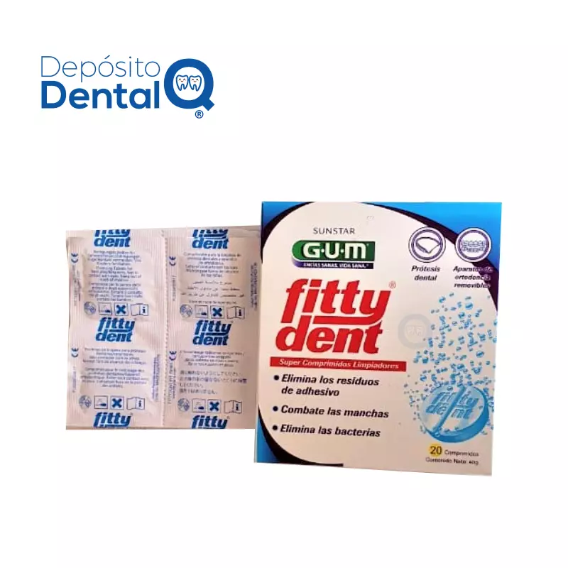 Limpiadores para prótesis Fitty Dent Gum