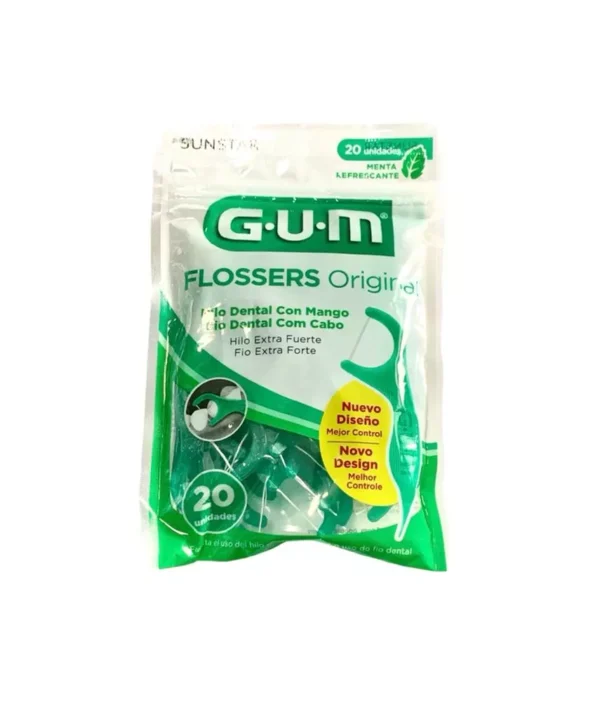 Hilo Dental Flossers Original 30 Piezas Gum