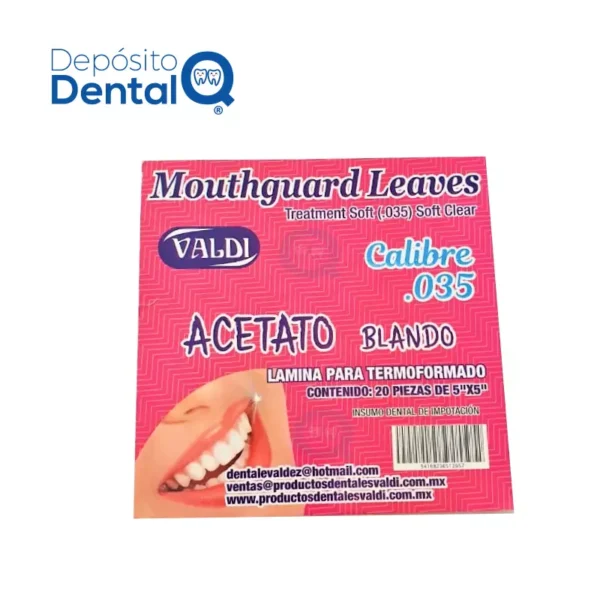 Acetatos Blandos 5x5 Valdi