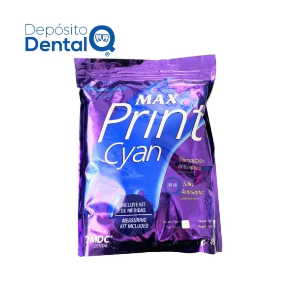 Alginato Max Print Cyan Antiséptico MDC Dental