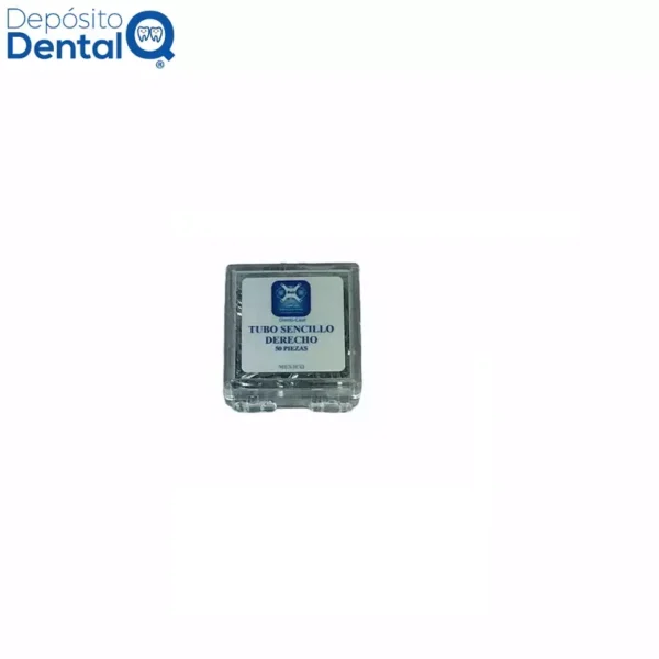 Tubo Sencillo Derecho 50 Pzas Denticast