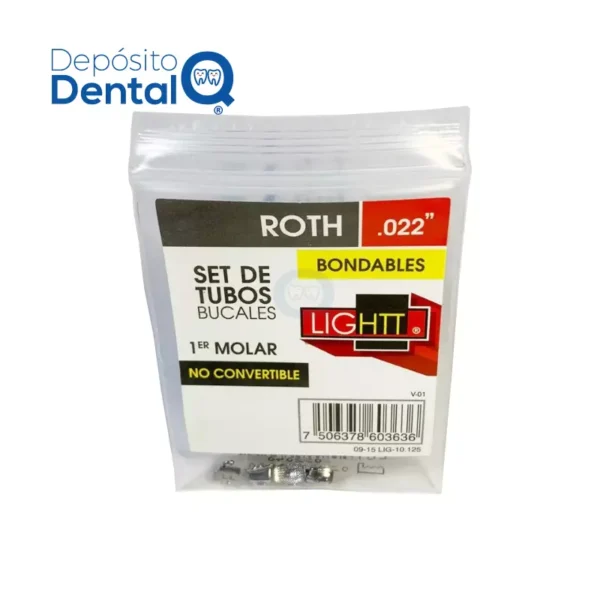 Set Tubos Light Roth Bondable 1er Molar Ah Kim Pech