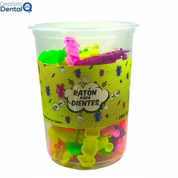 Ratón Para Dientes de Plástico 20 Piezas