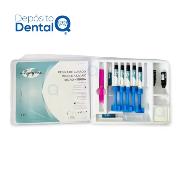 Kit de 5 Resinas Microhíbridas con 2 Adhesivos Medental
