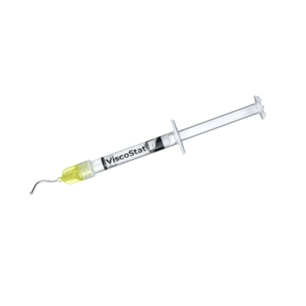 El Gel hemostático Viscostat Clear 1.2 ml Ultradent se usa para detener el sangrado capilar oral y/o fluidos sulculares en odontología restauradora, operatoria y quirúrgica. Este gel transparente es de cloruro de aluminio al 25 % el cual es un vehículo acuoso y viscoso que no deja residuos ni manchas, lo que lo hace ideal para su uso en la zona estética.
