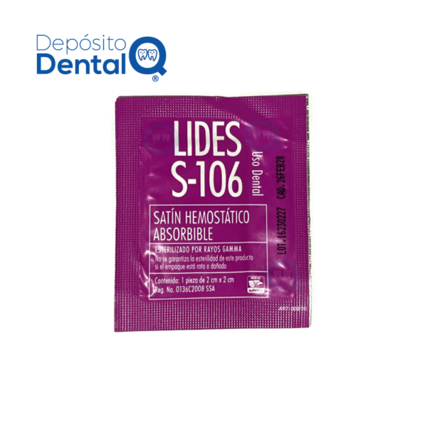 Satín hemostático Lides s-106